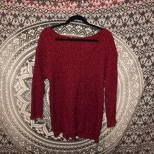 ♥️ADORABLE♥️ Red Knit Sweater (LIKE NEW!) 💞🌸